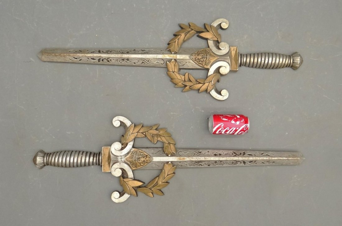 Pair Vintage Metal Swords (1 of 4)