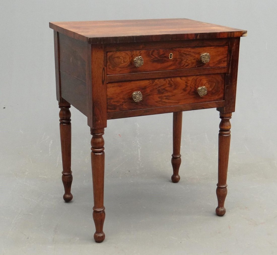 19th c. Rosewood Work Stand (1 of 6)