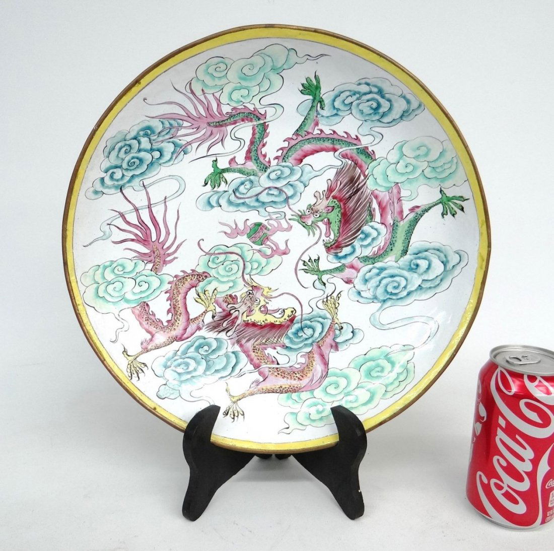 Asian Metalware Plate (1 of 4)