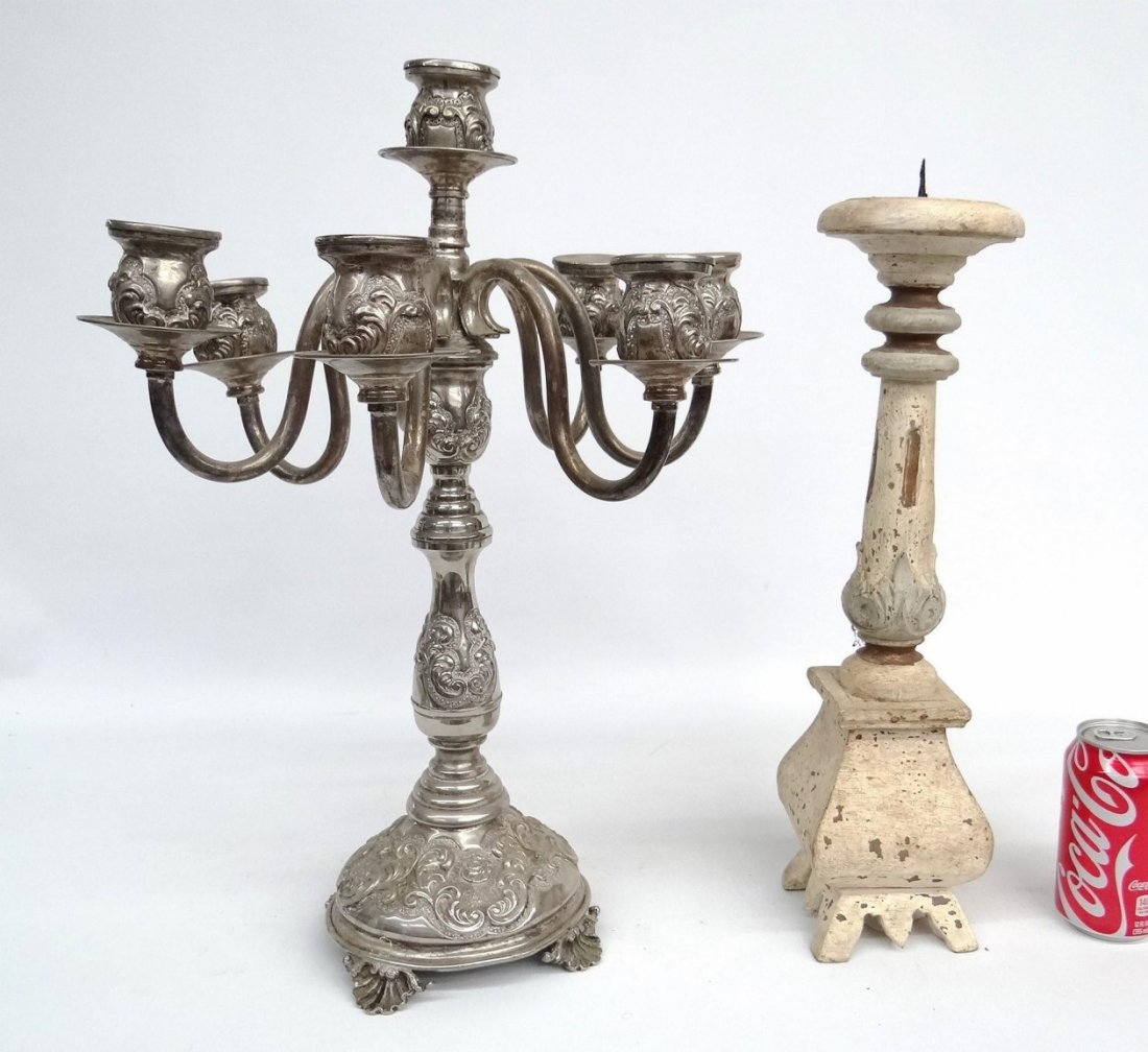 Candelabra & Prickett Stick Lot (1 of 4)