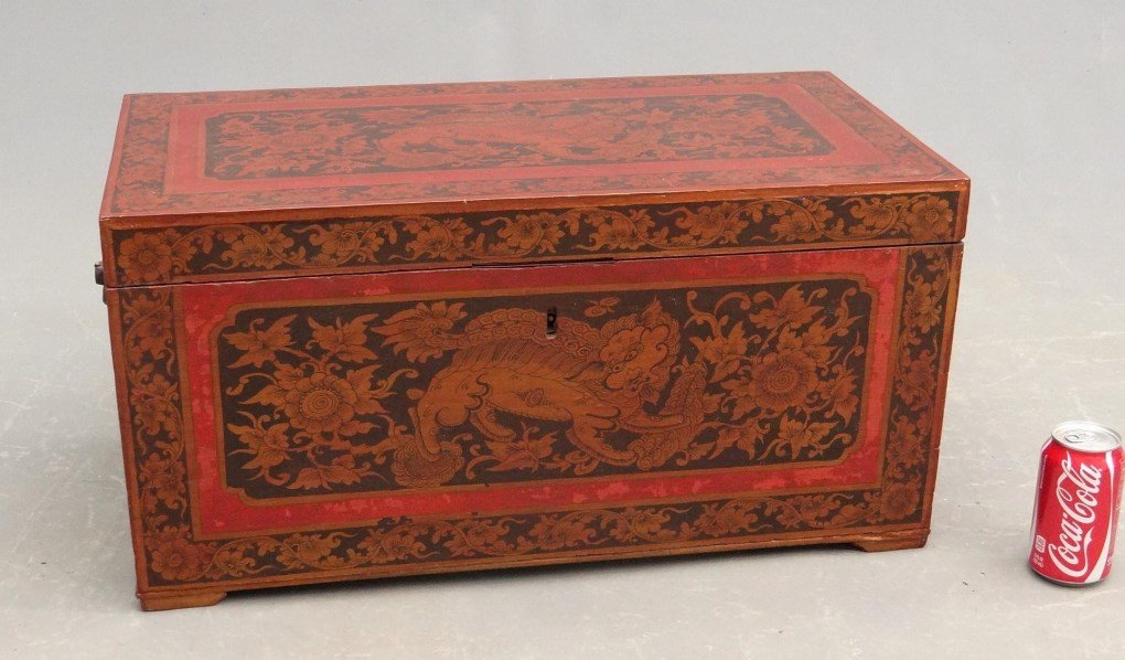 Chinese Lacquered Trunk (1 of 9)