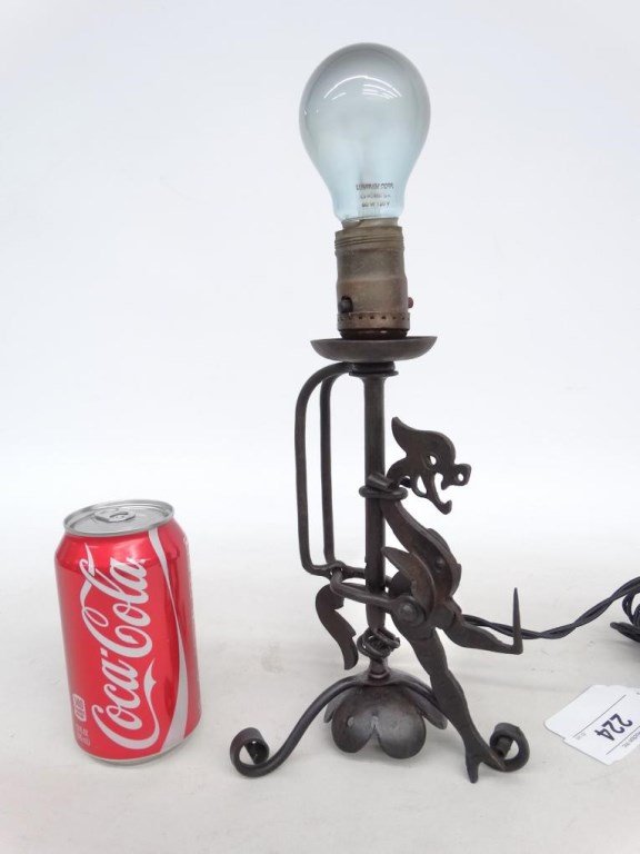 Wrought Iron Table Lamp (1 of 4)