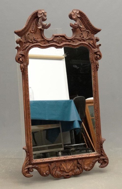 Carved Wooden Mirror (1 of 3)