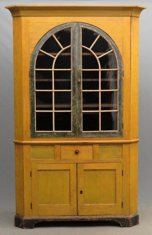 19th c. Corner Cupboard (1 of 10)