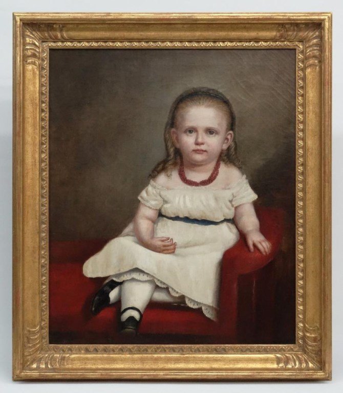 19th c. Portrait Of A Little Girl (1 of 7)
