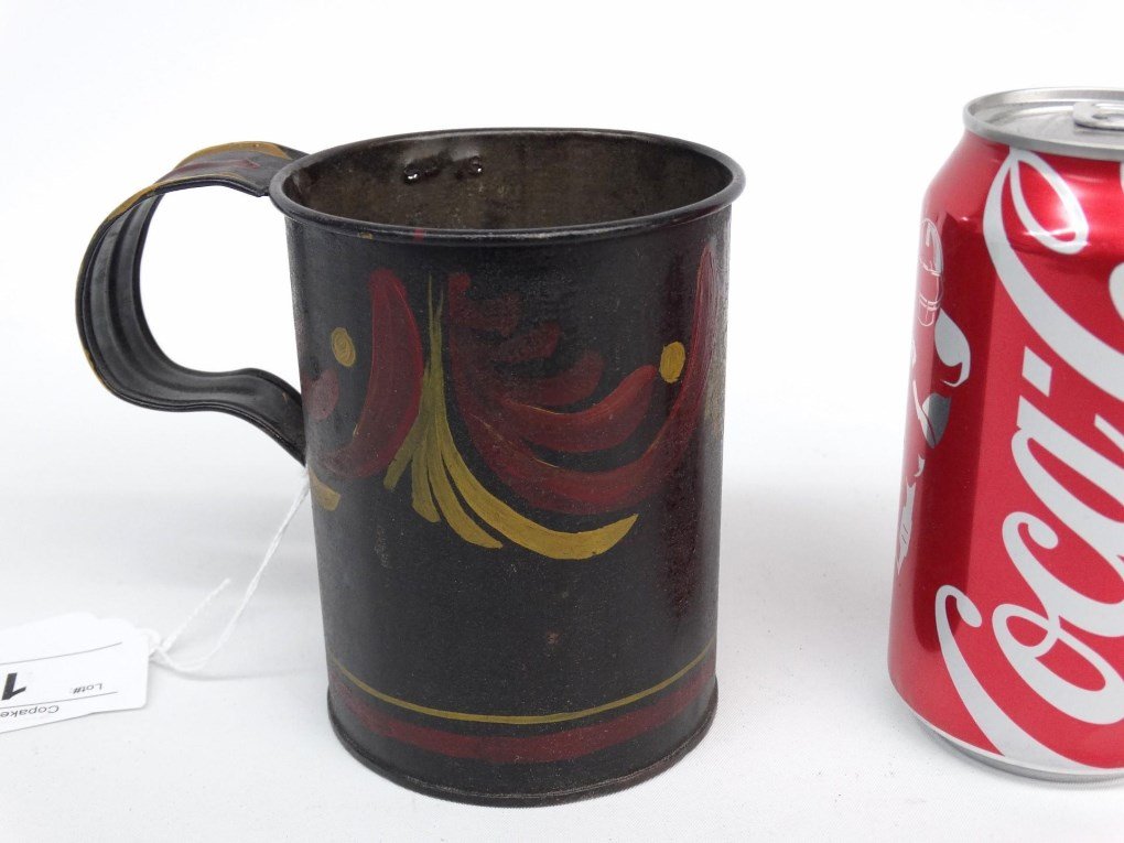 19th c. Toleware Mug (1 of 2)