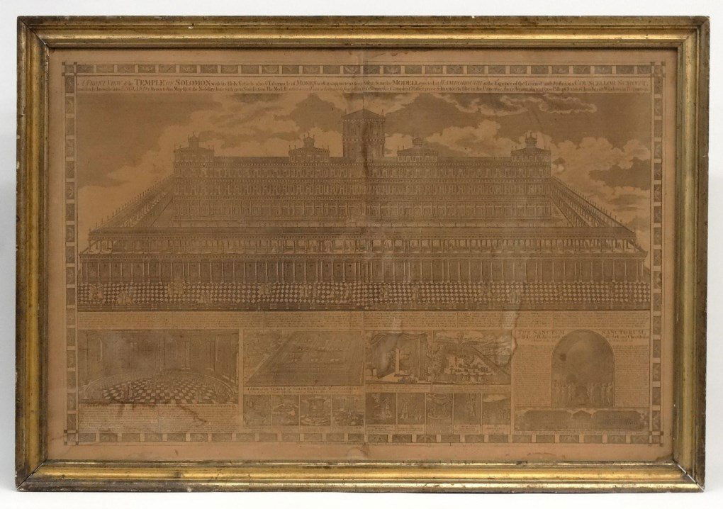 19th c. Temple Of Solomon Print (1 of 8)