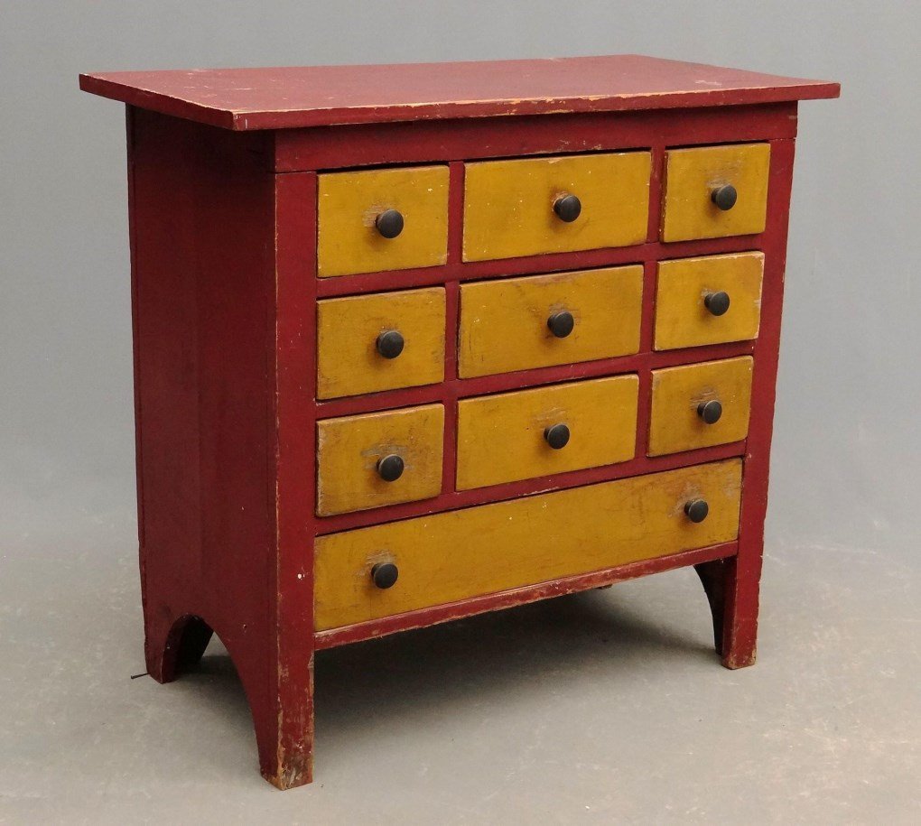 19th C. Painted Apothecary (1 of 5)