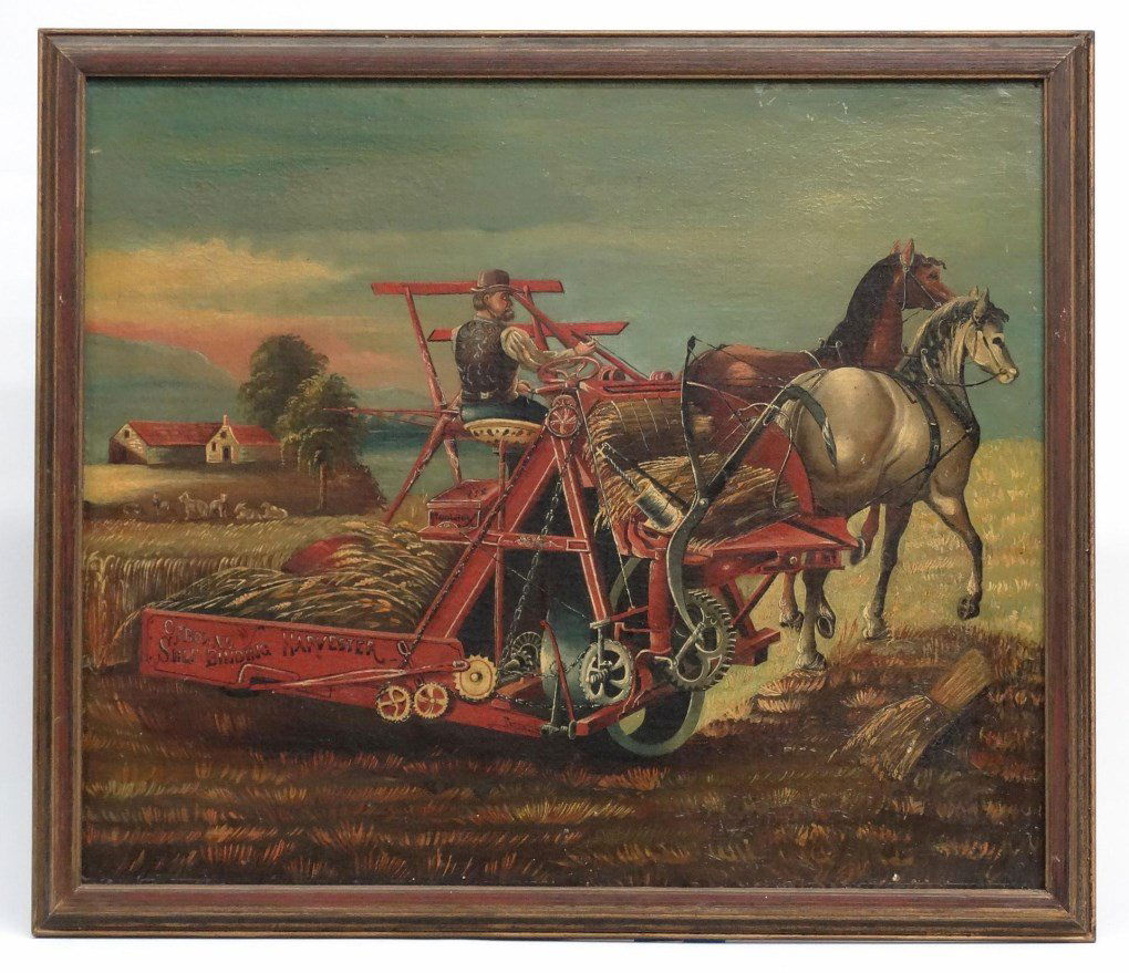 "Osborne Self Binding Harvester", Illustration (1 of 6)