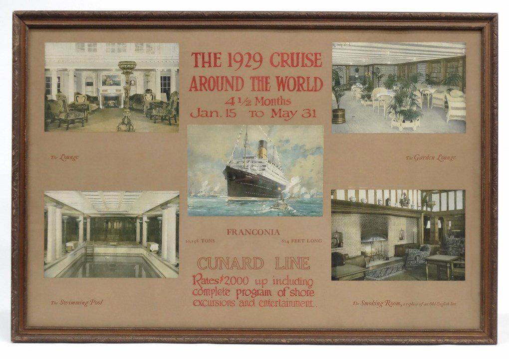Cunard Line Advertising Poster (1 of 4)