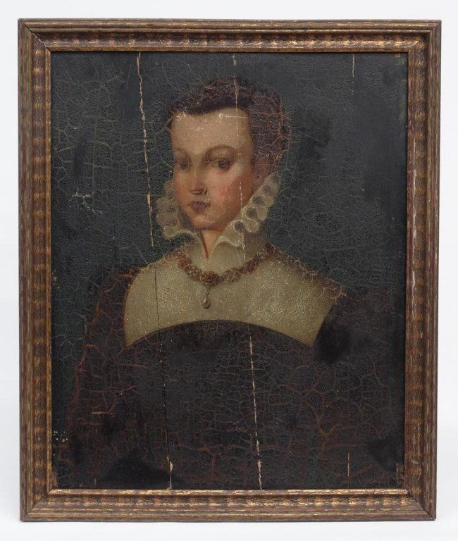 18th c. Portrait Of A Woman (1 of 7)