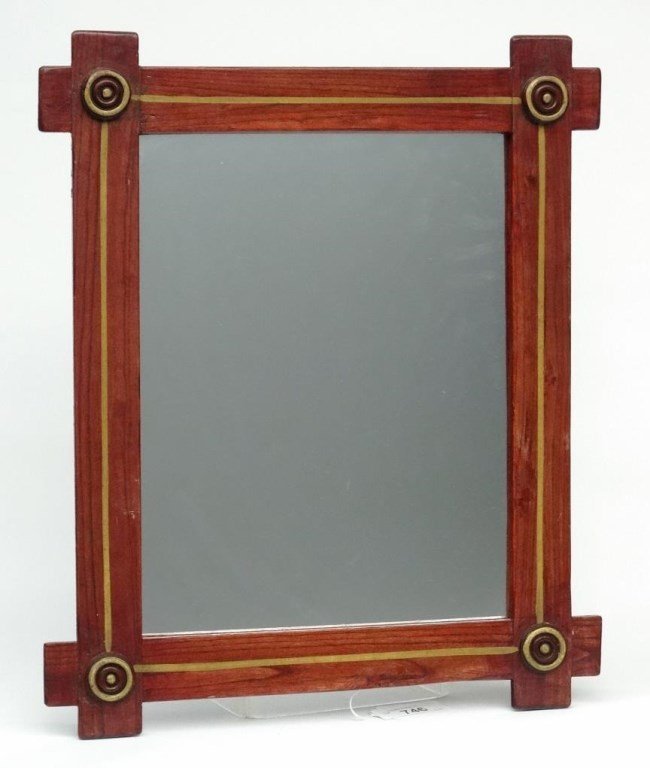 Folk Art Frame With Mirror (1 of 3)