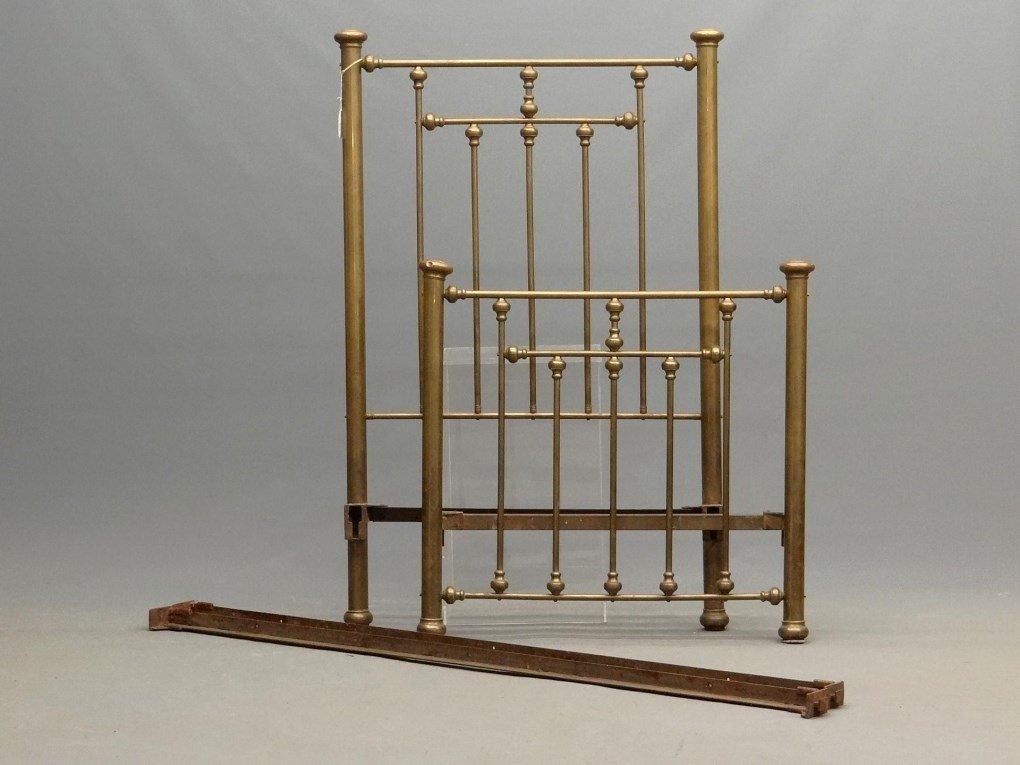 C. 1900's Brass Bed (1 of 3)