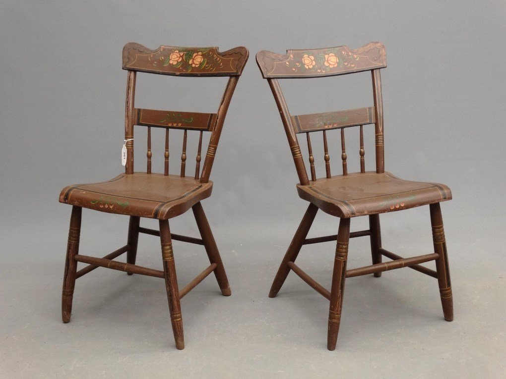 Pair 19th c. Chairs (1 of 5)