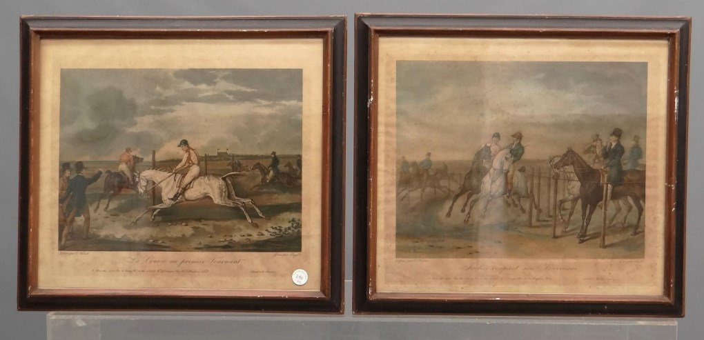 Pair 19th c. Equestrian Prints (1 of 8)