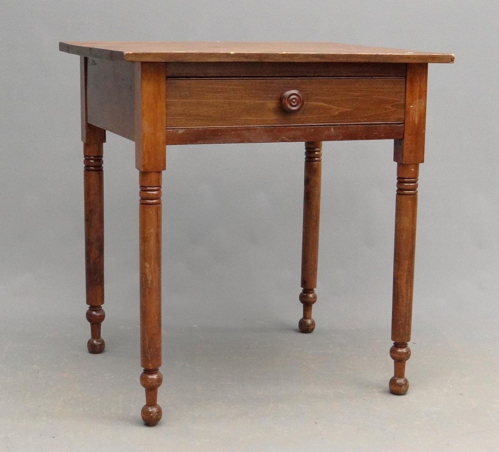 19th c. Single Drawer Stand (1 of 5)