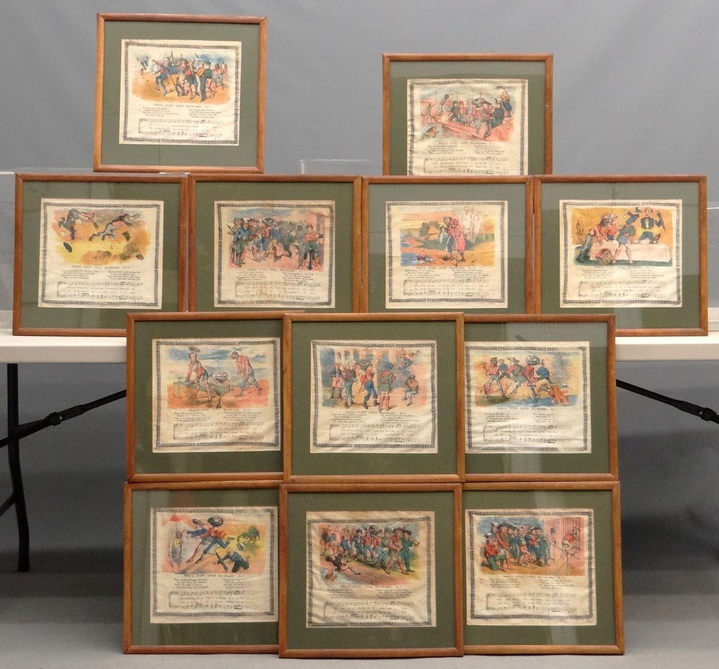 Framed Nursery Rhyme Handkerchiefs (1 of 10)