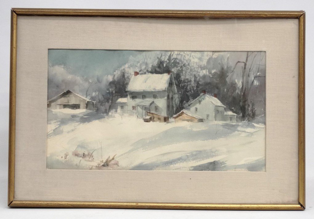 E. Ryan, Snow Scene (1 of 4)