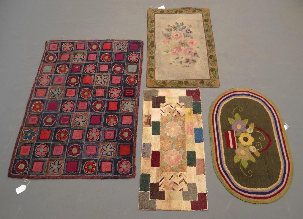 Hooked Rug Lot (1 of 10)