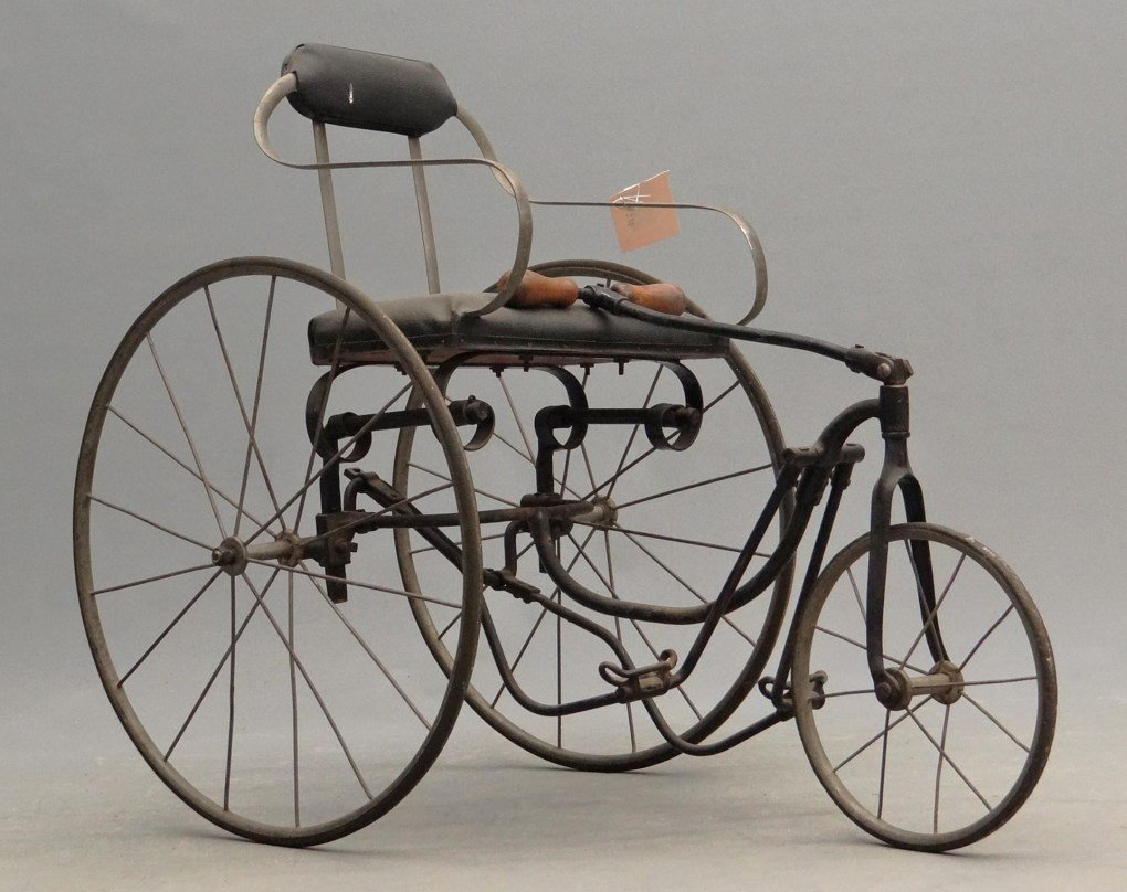 19th c. Tiller Tricycle (1 of 9)