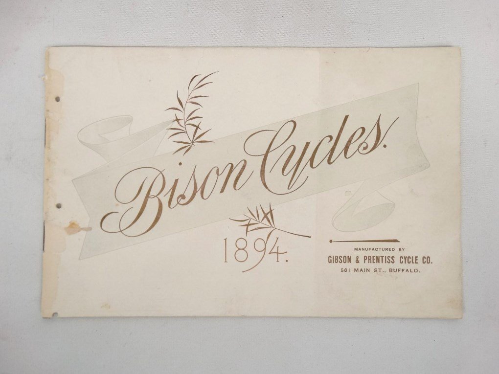 Catalog: "Bison Cycles 1894" (1 of 5)