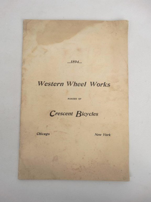 Catalog: "1894 Western Wheel Works" (1 of 5)