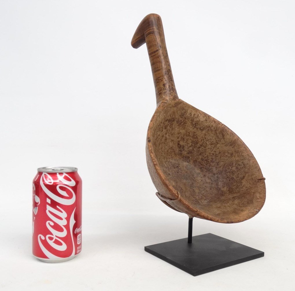 19th c. Burl Wood Scoop (1 of 5)