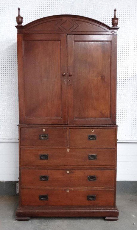 Mahogany Linen Press (1 of 8)