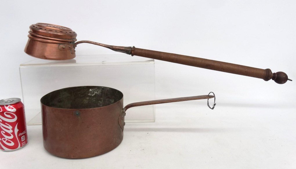 Copper Bedwarmer & Pan (1 of 5)