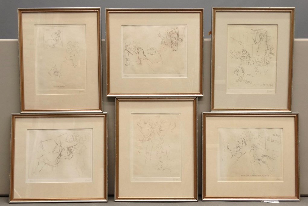 Jack Levine (American 20th Century) (1 of 8)