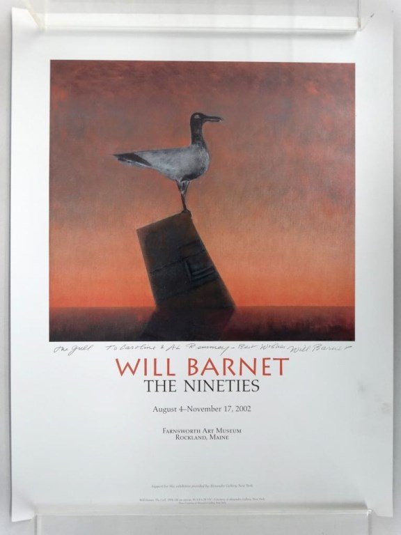 Will Barnet Signed Poster (1 of 3)