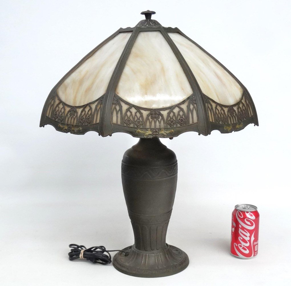 19th c. Slag Glass Shade (1 of 8)