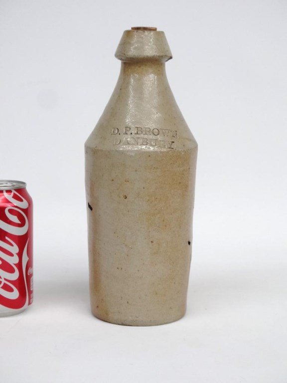 19th c. Stoneware Bottle (1 of 5)