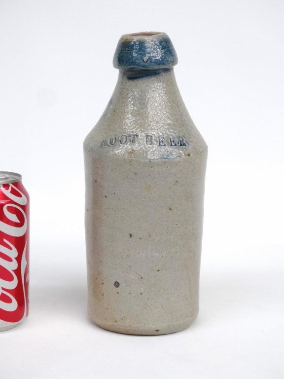 19th c. Stoneware Bottle (1 of 5)