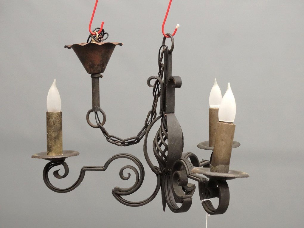 Wrought Iron Fixture (1 of 3)