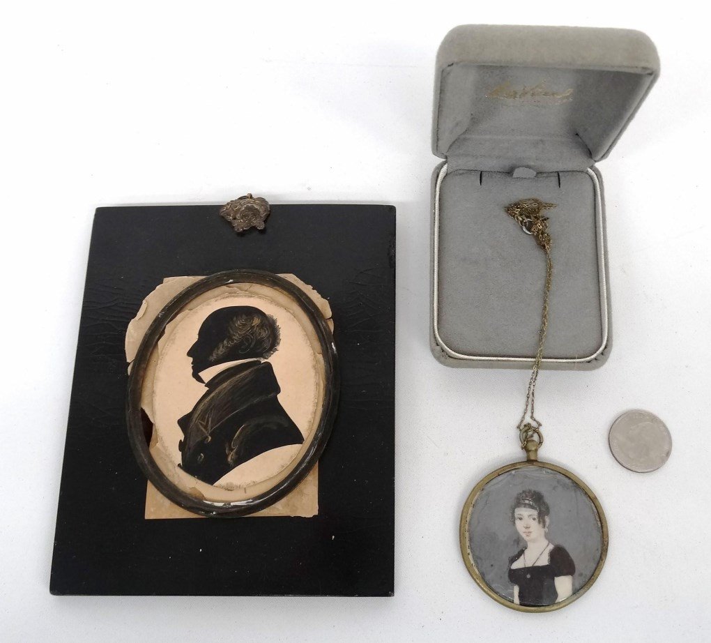 19th c. Miniature Portrait (1 of 3)