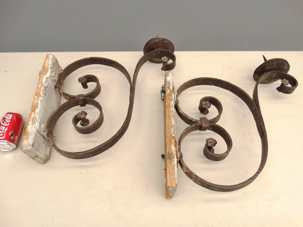Wrought Iron Candelabra (1 of 4)