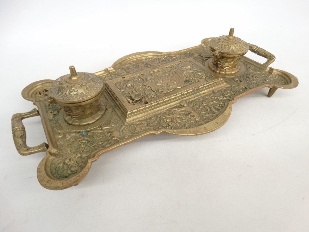 Brass Inkstand (1 of 4)
