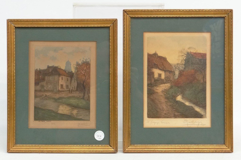 Two French Etchings (1 of 7)