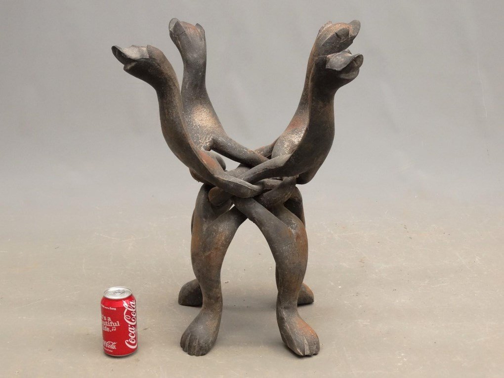 Cast Iron Puzzle Table Base (1 of 5)