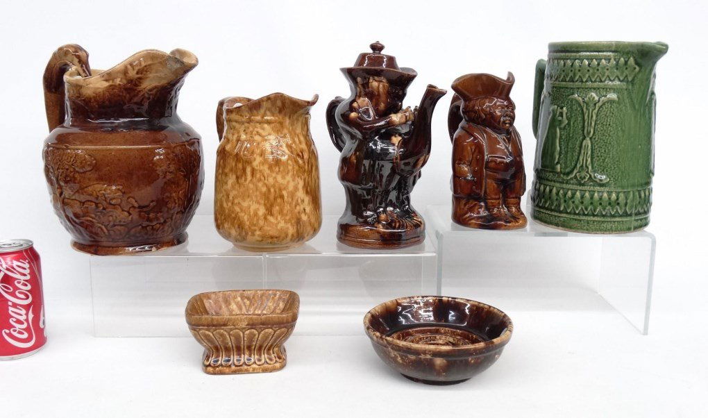 Rockingham Glaze & Misc. Lot (1 of 10)