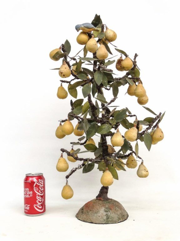 19th c. Tin Partridge In A Pear Tree (1 of 7)