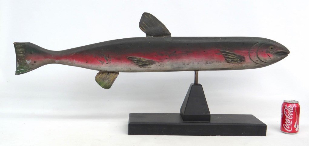 Carved Wooden Fish (1 of 6)