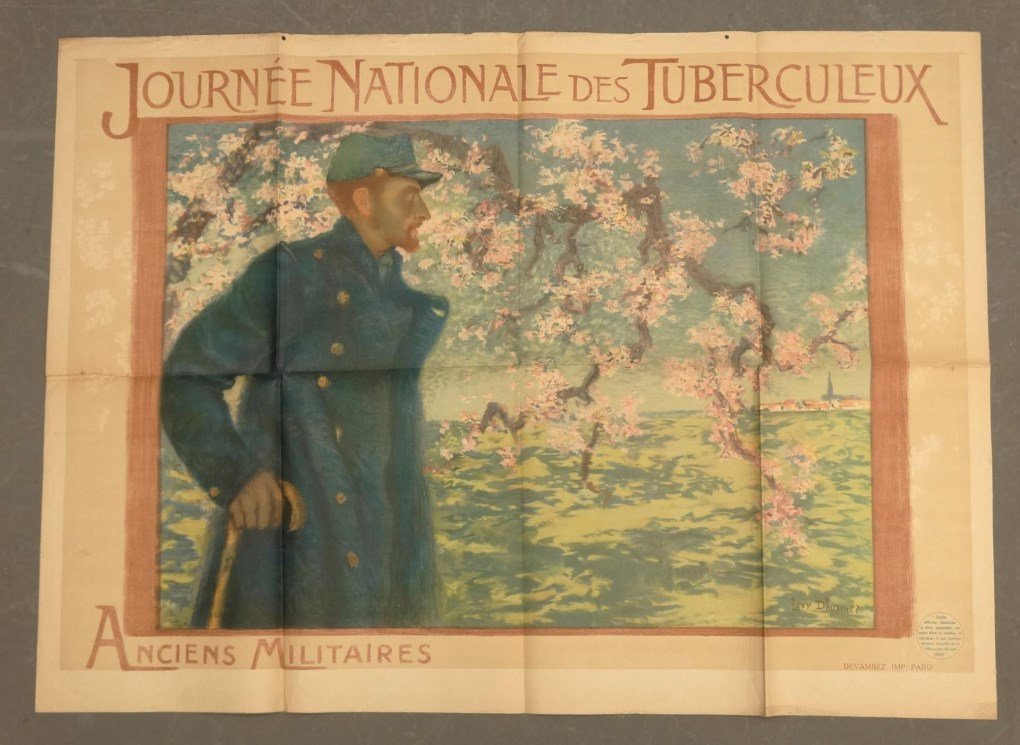 French World War I Poster: Original French Word War I poster. 32 1/2" x 44 1/2".