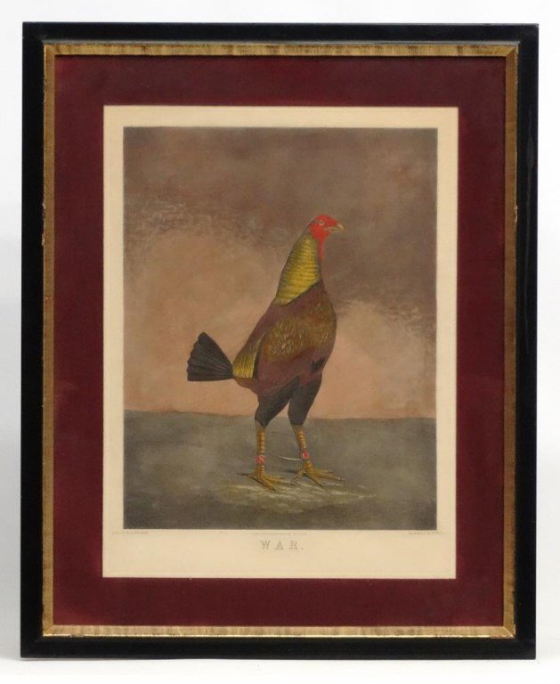 19th c. Print "WAR" (1 of 6)