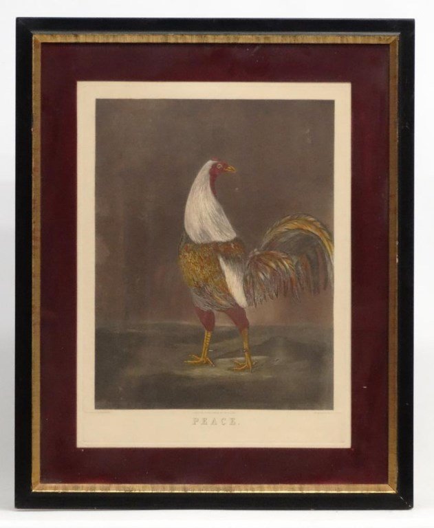 19th c. Print "PEACE" (1 of 6)