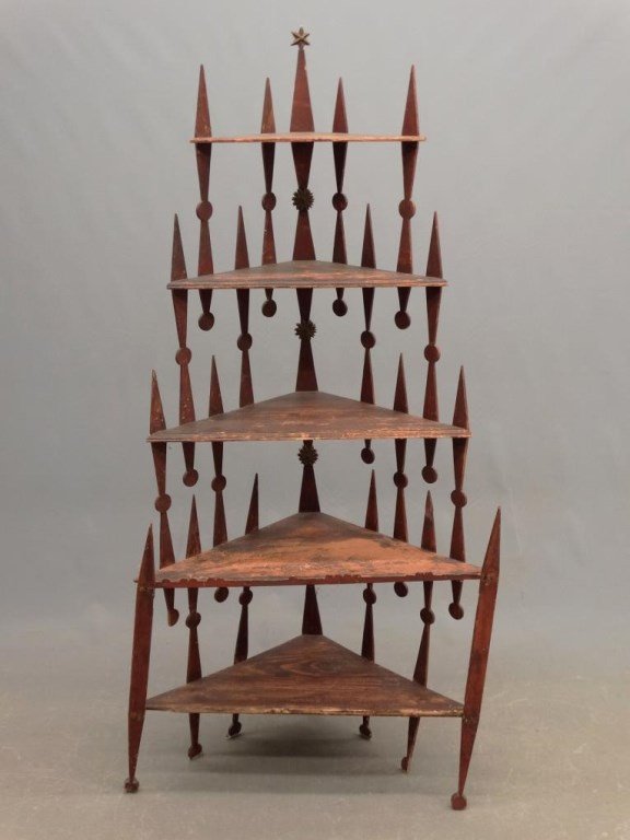 19th c. Corner Shelf (1 of 7)