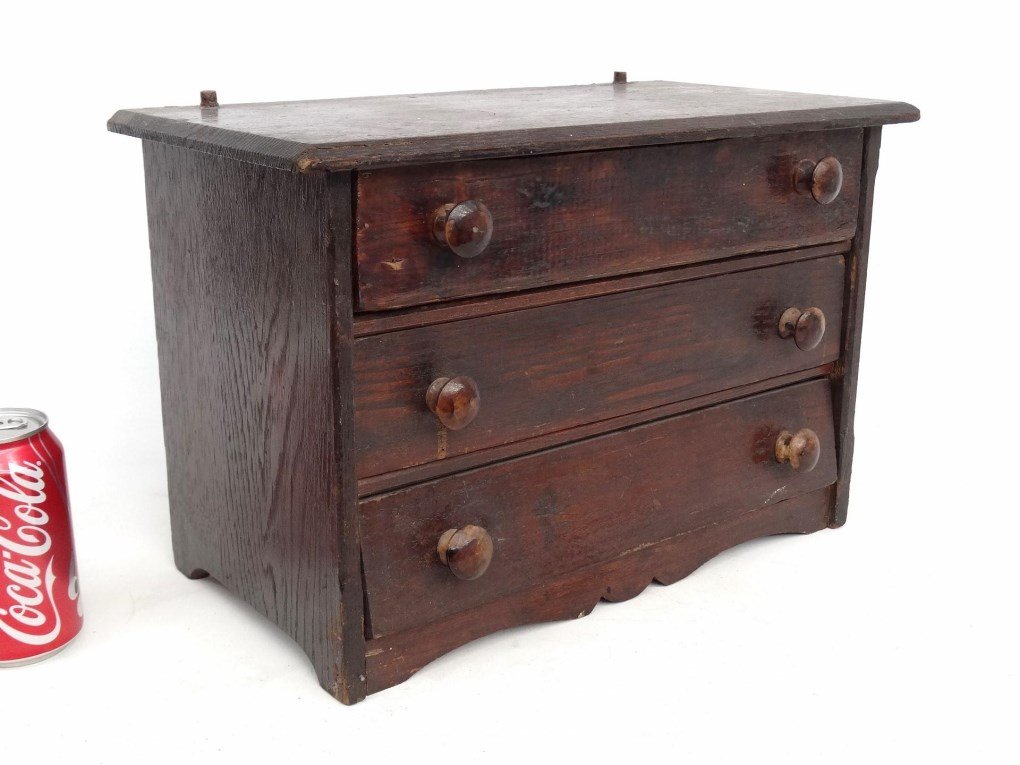 19th c. Doll's Chest Of Drawers (1 of 7)