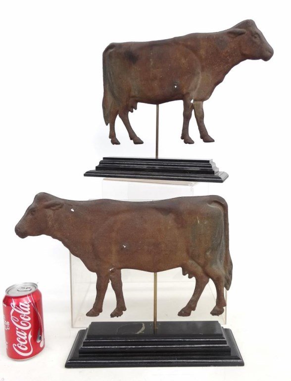 Mounted Cow Weathervanes (1 of 9)