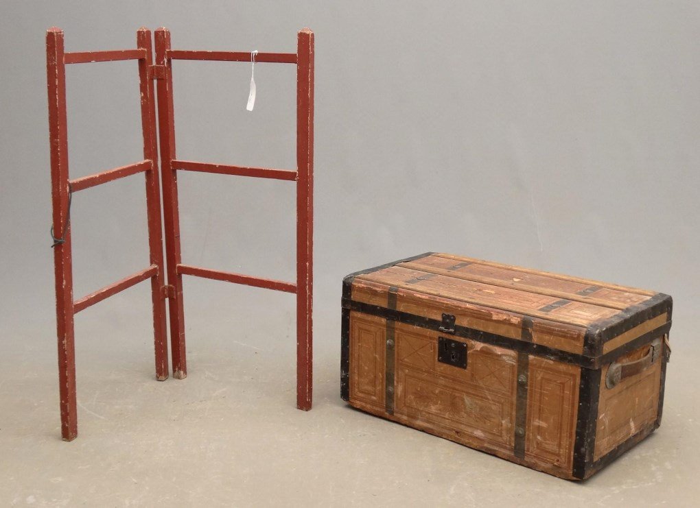 19th c. Trunk & Drying Rack (1 of 3)